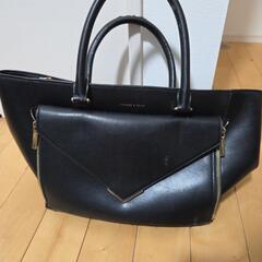 本日引渡し可 CHARLES&KEITH バッグ ブラック