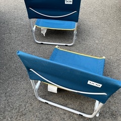 DCM キャンプ　チェア　2個セットの画像