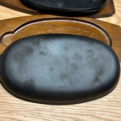 【取引済】ステーキ皿　2枚セットの画像
