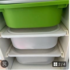 お値下！IKEA イケア　トロファスト　フタ付ボックス6個の画像