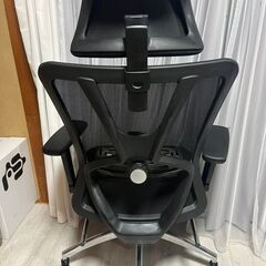 【定価9万】Ticova ハイバックオフィスチェア｜フットレスト&3Dアーム付｜カスタムキャスター仕様の画像