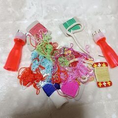 紐編み機   リリアン等おまけ付き 無料