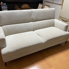 ３人掛けソファ　美品