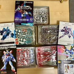 【日曜終了
】未開封　ガンプラ5種 　まとめてセットの画像