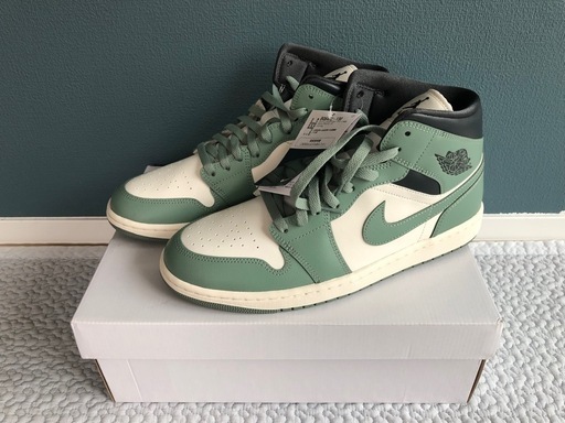 【確定】Nike Air Jordan 1 Mid “Jade Smoke”