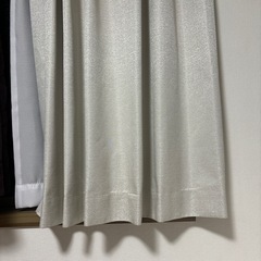 【遮光1級+UV99%カット カーテン2セット】ニトリの遮光+レースカーテンセット の画像