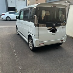 早い者勝ち‼️スペーシアカスタムパールホワイト❗️車検満タン❗️の画像