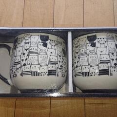 【未使用】PAWS  CAFE  マグカップ  二個セットの画像