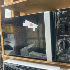☆中古￥5,000！Haier　電子レンジ　家電　2015年製　...