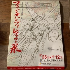 スタジオジブリレイアウト展販促ポスター