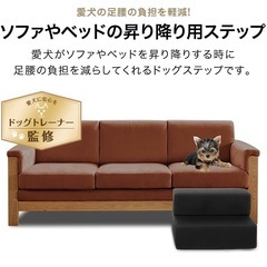 犬 階段 ステップ 2段  ドッグステップ   硬め の画像