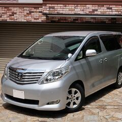 検査8年4月アルファード 240G 4WD 7人乗 両側パワスラ...