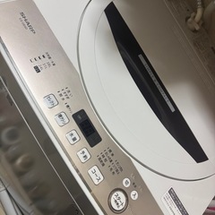 SHARP穴なし洗濯機の画像