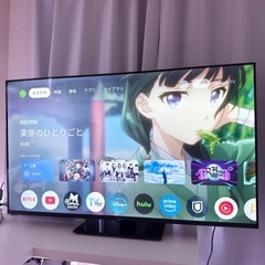 50インチ テレビ & スタンド &Switchbotハブミニ