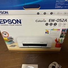 エプソン　プリンター　EW-052A 純正インク未使用品付きの画像