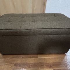 収納スツール ブラウン 幅82cm 　