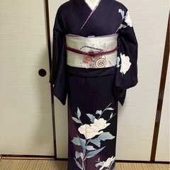 03　訪問着 フルセット 着物•帯•帯揚げ•帯締め•伊達襟(重ね...