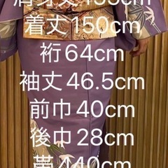 05　訪問着 フルセット 着物•帯•帯揚げ•帯締め•伊達襟(重ね襟)の5点セットの画像