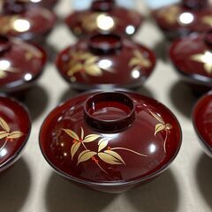 新品 未使用 昭和50年製 レトロ ビンテージ メラミン お椀10個