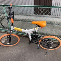 折りたたみ自転車　ギア付き