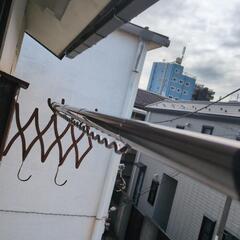 物干し竿　長さ調節可能　3本の画像