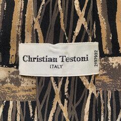 Christian Testoni イタリアブランド シルクネクタイ 日本製の画像