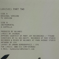 【Nujabes作品】LUV(SIC) part2 / Shing02 名盤！レア12インチ／人気盤の画像
