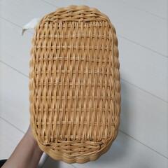レディース♡かごバッグ　リボンの画像