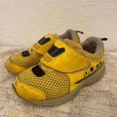 16cm ドクターイエロー プラレール スニーカー 子供 靴 