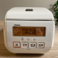 TOSHIBA 炊飯器　3合炊きの画像