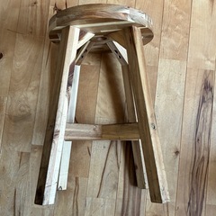 IKEA　イケア　 SKOGSTA スコグスタ  丸椅子 スツール 高さ　45cm ②の画像
