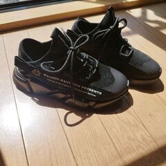 〘新作　新品〙　MAISON MAVERICK ダッドシューズブラック　23.5の画像