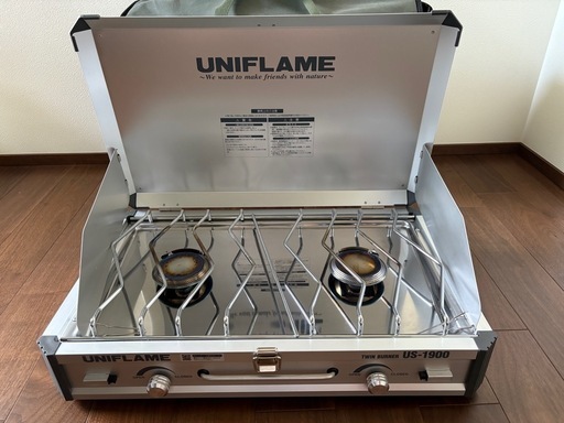 キャンプ用品　
ユニフレーム　ツインバーナー　スタンド　キャンプ　バーベキュー