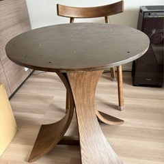 木製脚　ダイニングテーブル　60cm 北欧 の画像