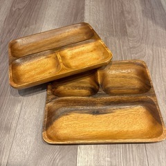 ハンドメイド木製プレート 木製食器