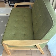 お値下げしました！美品☆2人掛けソファの画像