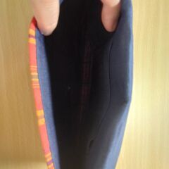 小物入れ　布製　朱（大）の画像