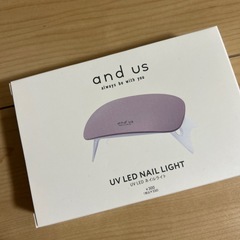 【未開封】UVライト&ジェルネイルシールセットの画像