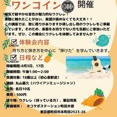 ウクレレ教室開講の画像