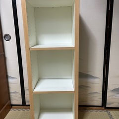 決まりました 差し上げます　本棚