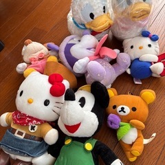 お取引中ぬいぐるみ　キティ、ディズニーなど