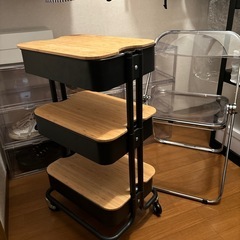 美品　IKEA　収納ワゴン