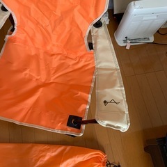 キャンプ椅子2つの画像