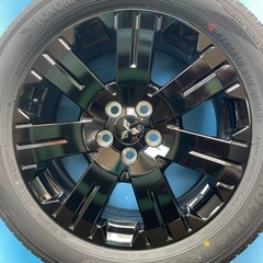 デリカ　D5 新車外し　純正ブラックホイール