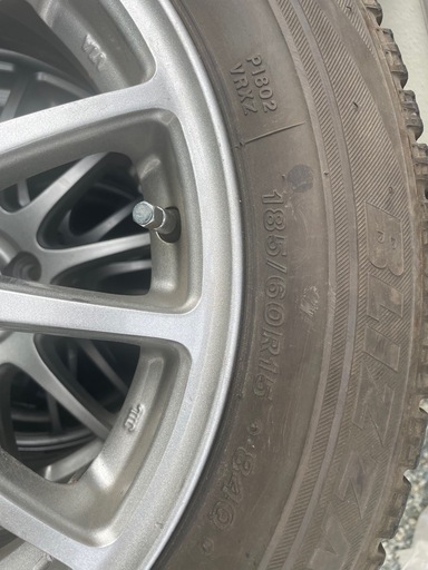 185/60R15 スタッドレスタイヤホイールセット