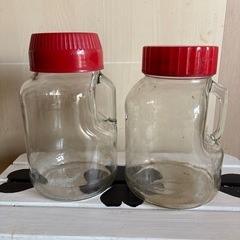 梅酒瓶 果実酒瓶 　ガラス保存瓶　4リットル×2瓶セット
