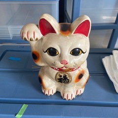 H2506-001 招き猫 貯金箱 キズ汚れあり