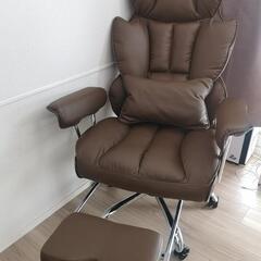 2ヶ月使用 ゲーミングチェア 社長椅子 合皮レザーチェア パソコ...