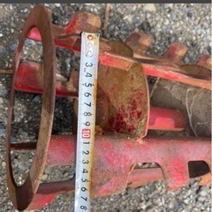耕運機 テーラー 代かき パーツ 部品 車輪 の画像