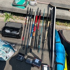 今日限定引退釣具ガレージセール